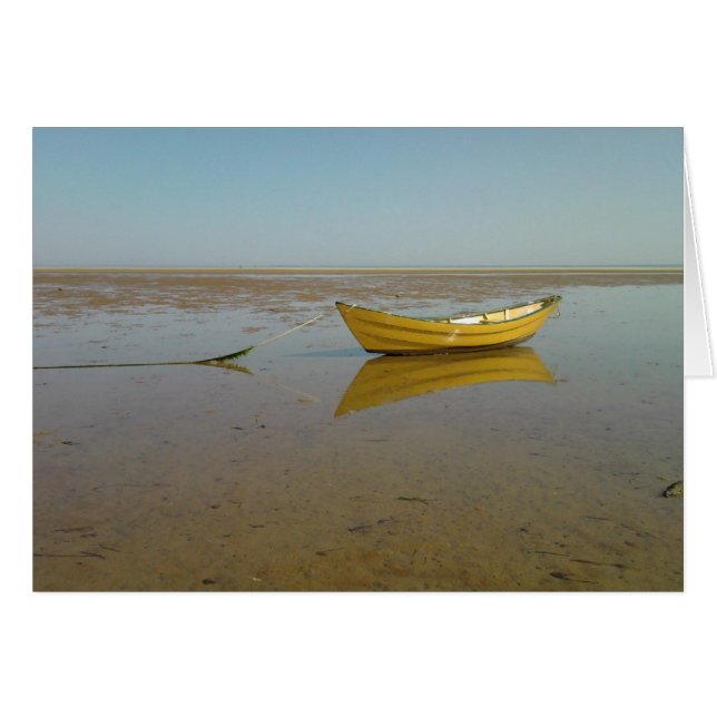 Reflection of a yellow boat (Front Horizontal)