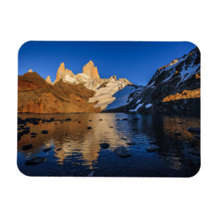 Reflection Of Fitz Roy At Sunrise Magnet