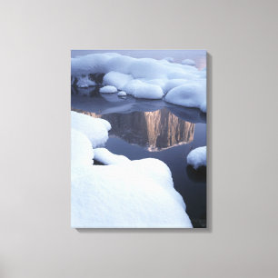 Reflection of Mountain in River 2 Canvas Print