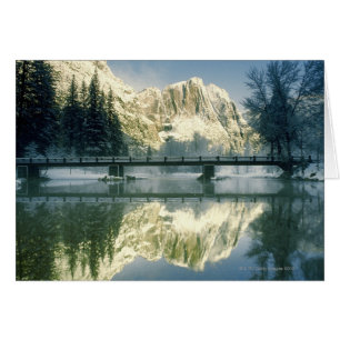Reflection of mountains in the river, Yosemite