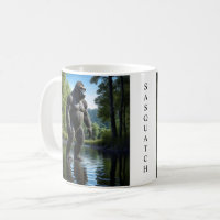 Reflection of Muscular Bigfoot in Water