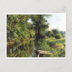 Reflection of Spring by Peder Mork Monsted Postcard