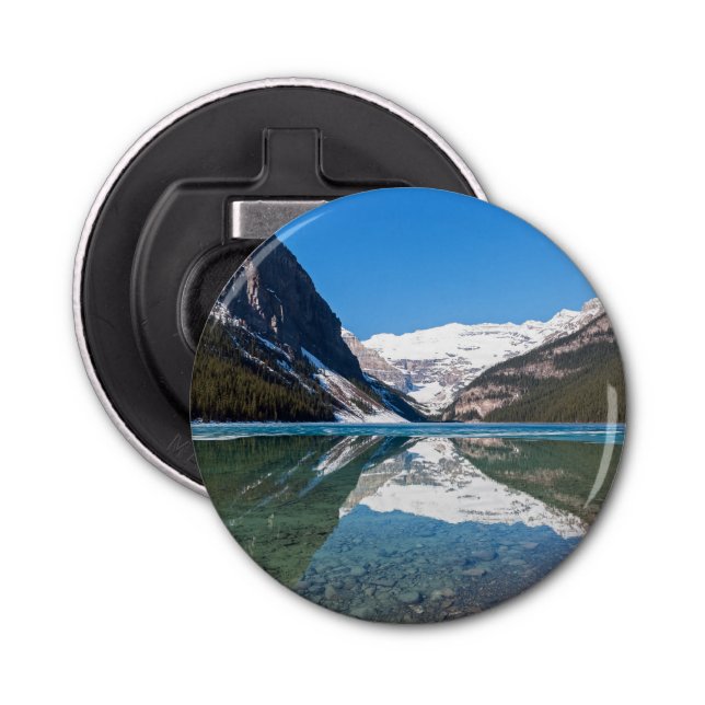 Reflection on Lake Louise - Banff NP, Canada Bottle Opener (Front)