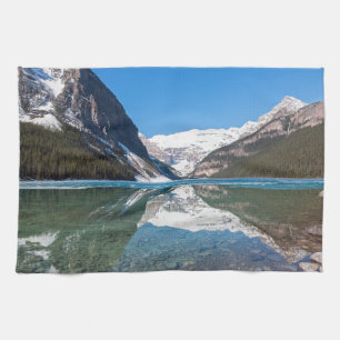 Reflection on Lake Louise - Banff NP, Canada Kitchen Towel