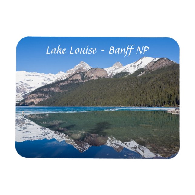 Reflection on Lake Louise - Banff NP, Canada Magnet (Horizontal)