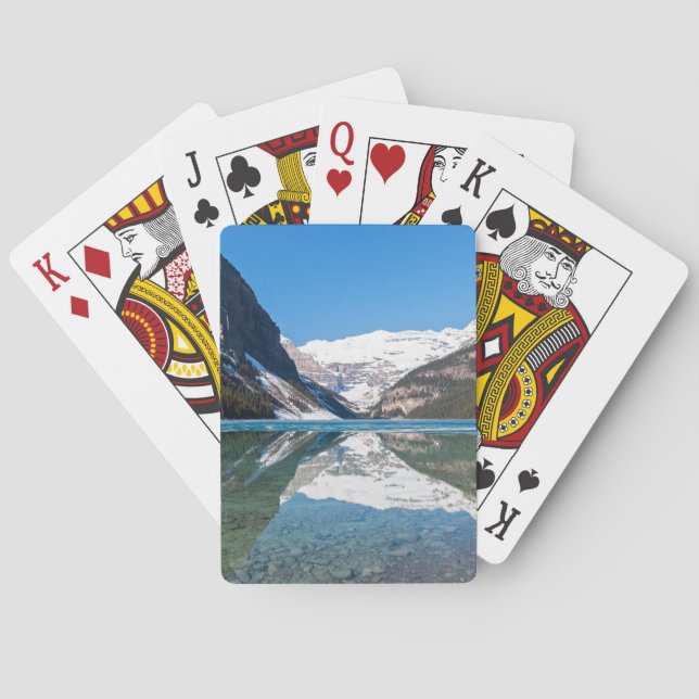 Reflection on Lake Louise - Banff NP, Canada Playing Cards (Back)