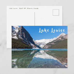 Reflection on Lake Louise - Banff NP, Canada Postcard