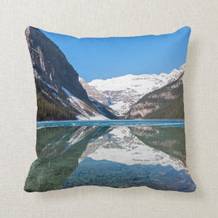 Reflection on Lake Louise - Banff NP, Canada Throw Pillow
