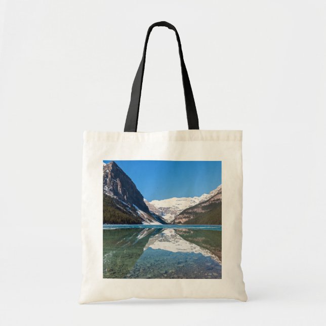 Reflection on Lake Louise - Banff NP, Canada Tote Bag (Front)
