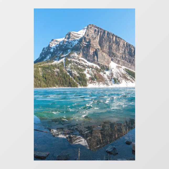 Reflection on Lake Louise - Banff NP, Canada Window Cling (Sheet)