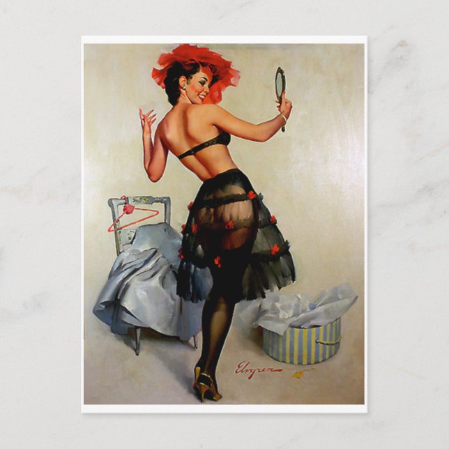 Reflection Pin Up Postcard (Front)