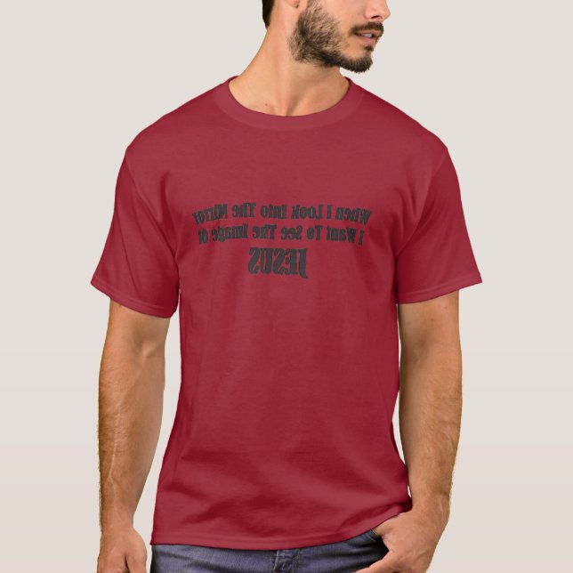 Reflection T-shirt, mirror imaged  T-Shirt (Front)