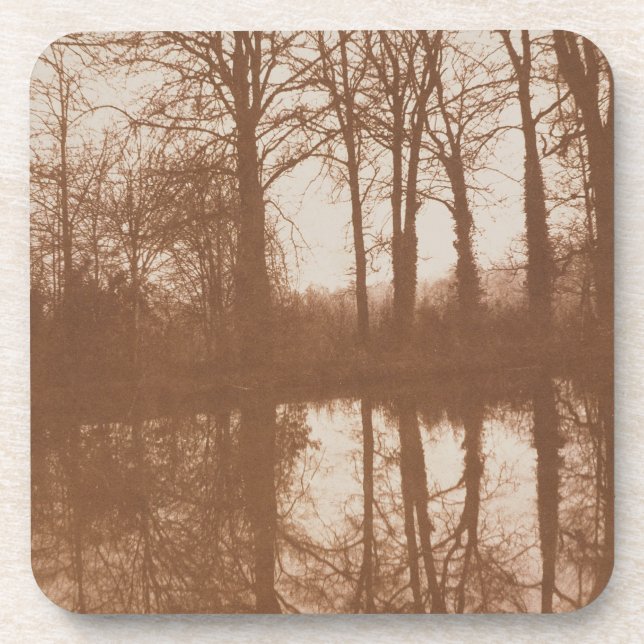 Reflections, 1843 (sepia photo) coaster (Front)