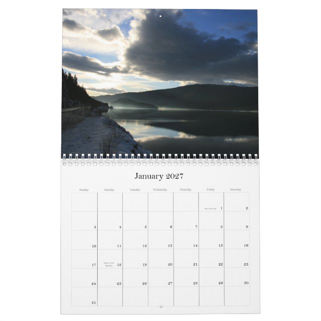 Reflections 2012 calendar (Jan 2027)