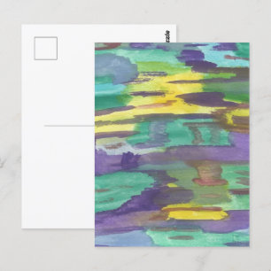 Reflections Abstract Art  Postcard