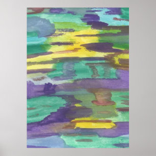 Reflections Abstract Art  Poster