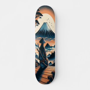 Reflections at Mount Fuji Skateboard
