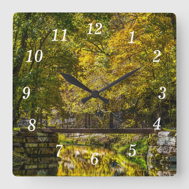 Reflections Beginning Painterly Wall Clock (Front)