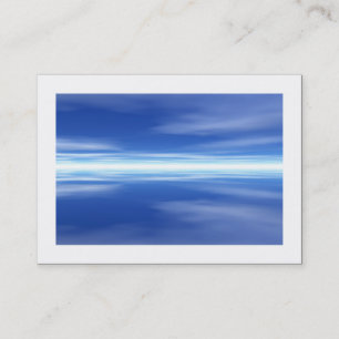 Reflections (bordered) business card