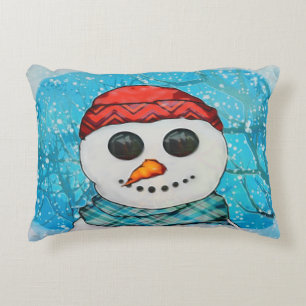 Reflections Christmas Snowman DECOR COLLECTION Accent Pillow