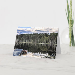 Reflections Folded Greeting Card