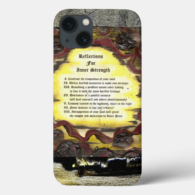 Reflections For Inner Strength Case-Mate iPhone Case (Back)