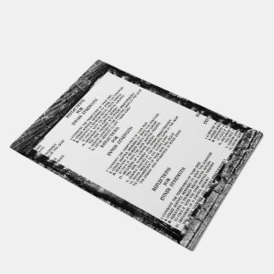 Reflections For Inner Strength Doormat