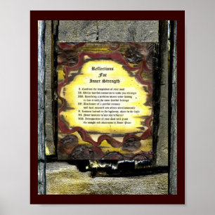Reflections For Inner Strength Poster