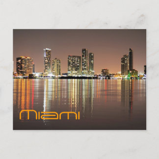 Reflections from Miami Florida, the Magic CIty Postcard