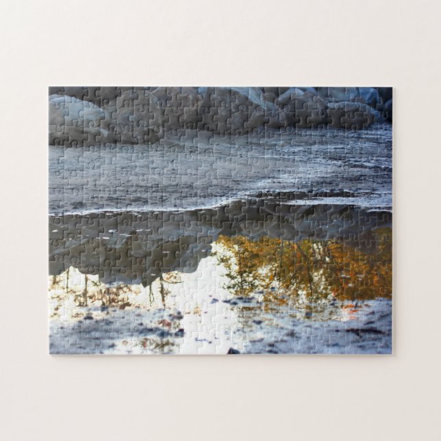 Reflections In A Puddle Nature  Jigsaw Puzzle (Horizontal)