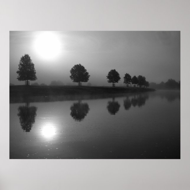 Reflections in black and white poster (Front)