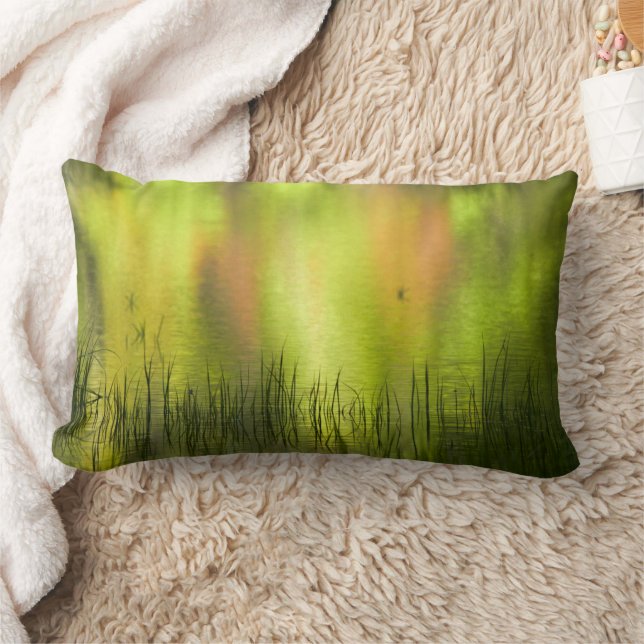 Reflections in Mirror Lake | Yosemite Lumbar Pillow (Blanket)