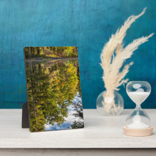 Reflections in Red Eagle Pond   White Mountains Plaque