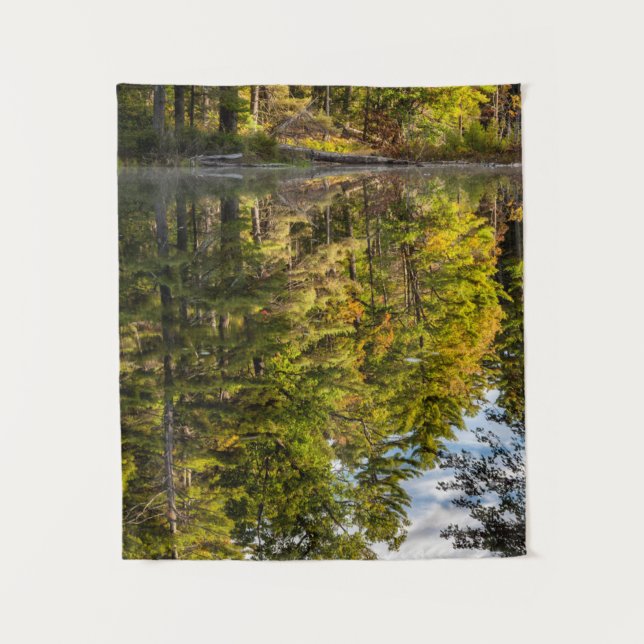 Reflections in Red Eagle Pond | White Mountains Tapestry (Front)