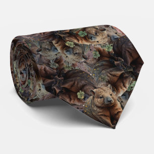 Reflections in the Burrow: The Symmetry of Wombats Tie