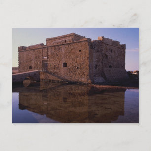 Reflections, Medieval Fort, Nea Paphos, Cyprus Postcard