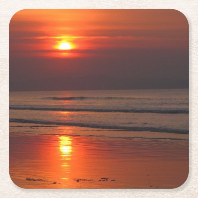 Reflections of a Sunset on the Irish Sea Coaster (Front)