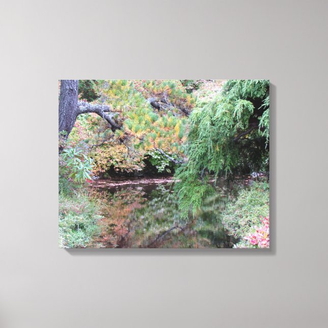 *Reflections of Azalia Garden Wrapped Canvas (Front)