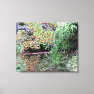 *Reflections of Azalia Garden Wrapped Canvas