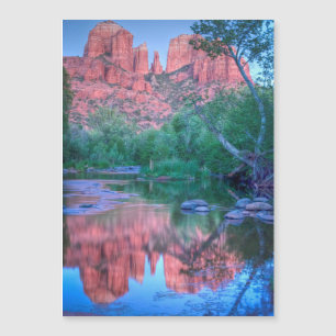 Reflections of Cathedral rock,  Sedona, Arizona
