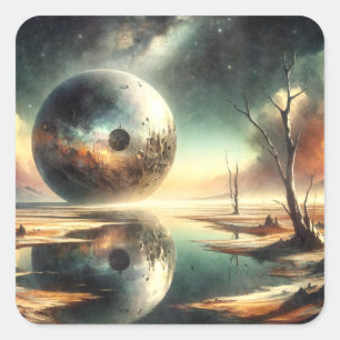 Reflections of Chaos Square Sticker