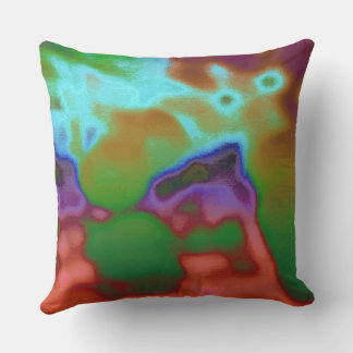 Reflections of Colors Outdoor Pillow