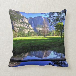 Reflections of Falls Throw Pillow