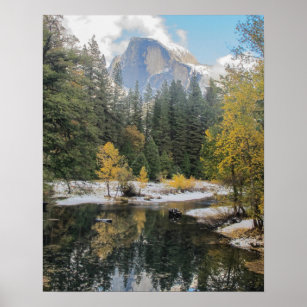 Reflections Of Half Dome Poster