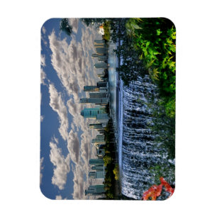 REFLECTIONS OF OZ  Brisbane River Waterfalls Magnet
