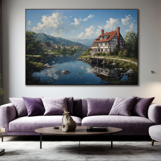 Reflections of Silence Canvas Print (Creator Uploaded)