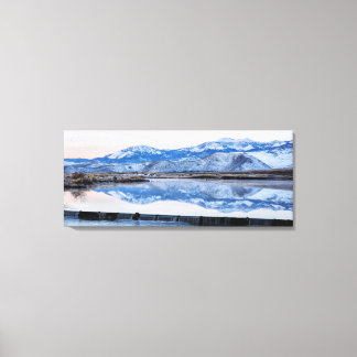 Reflections of the Sierras in Reno Canvas Print