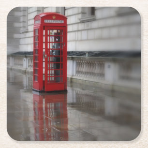 Reflections on a Red Phone Box - London Coaster