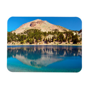 Reflections On Lake Helen, Lassen Volcanic Magnet