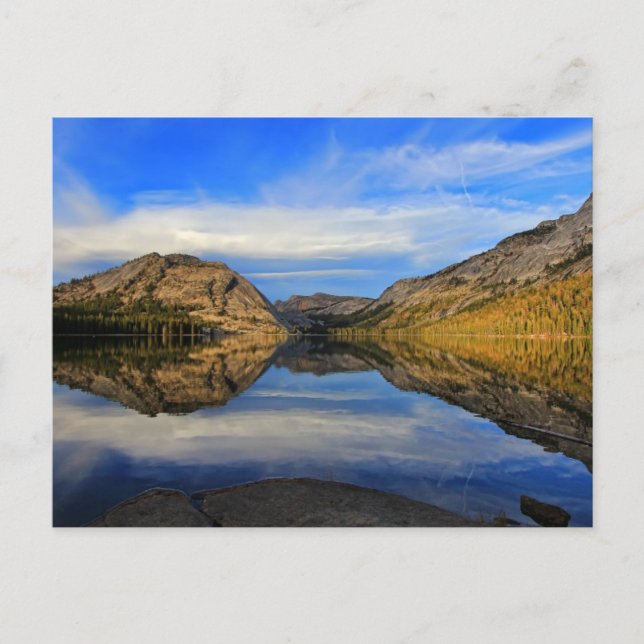 Reflections on Tenaya Lake Postcard (Front)